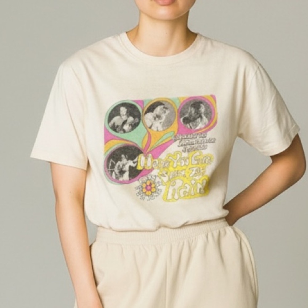 Creedence Clearwater Revival Graphic Crop Tee | Vintage-Style Band Tee | S/M